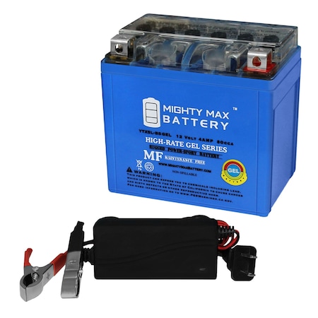 MIGHTY MAX BATTERY Replacement Battery compatible with 55 CCA KTM SX XC ATV With 12V 1Amp Charger MAX3831836